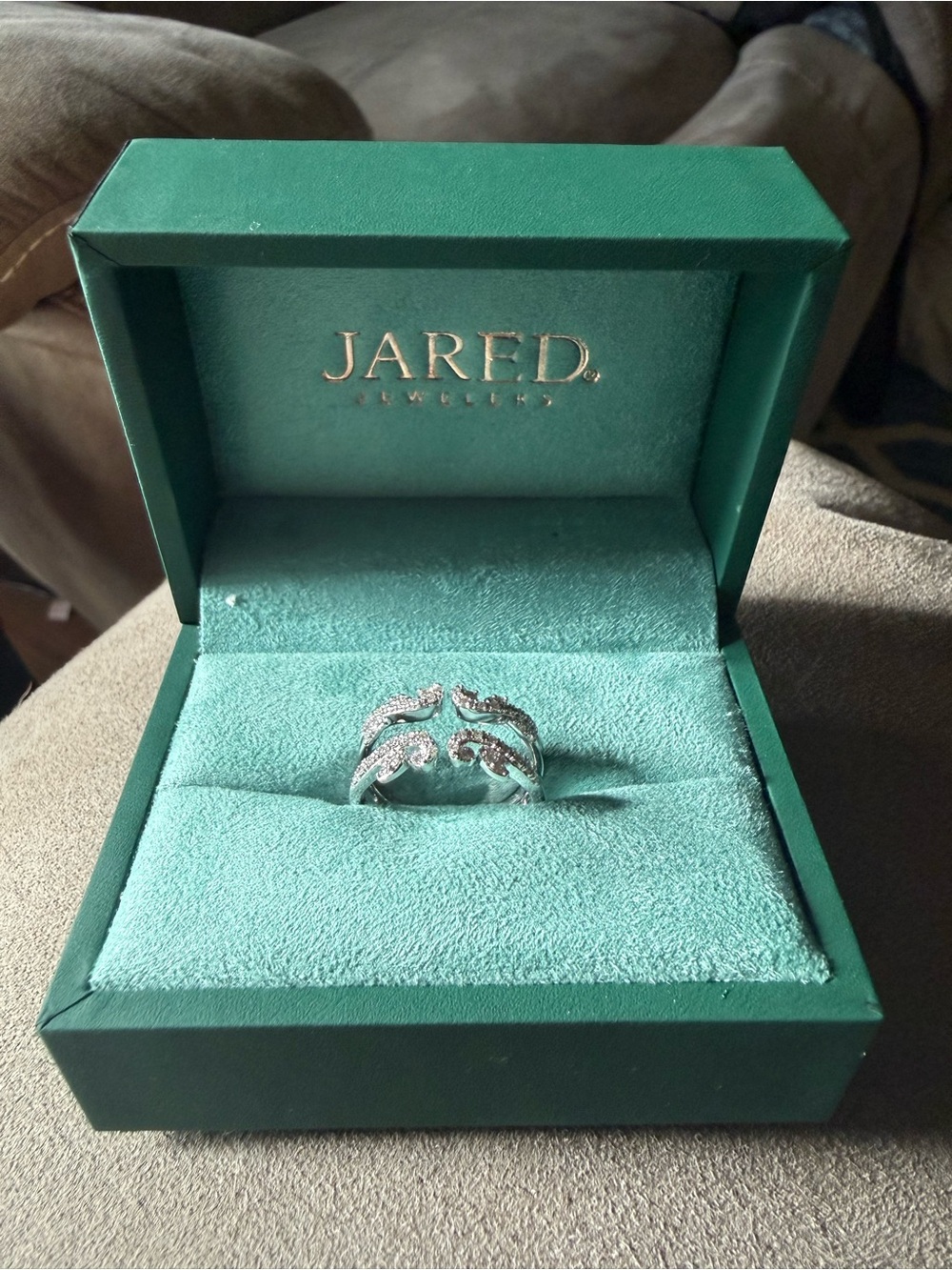Jared White Gold Enhancer Band